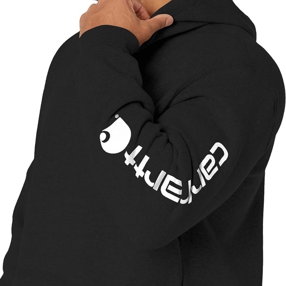 Carhartt Men's Loose Fit Midweight Logo Sleeve Graphic Sweatshirt New With Tags - Picture 3 of 5